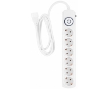 Сетевой фильтр Ippon  1.8м (6 розеток) (BK-6-UPS-1.8-10-W) для ИБП (белый)