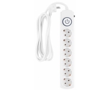 Сетевой фильтр Ippon  3.0м (6 розеток) (BK-6-EU-3-16-W) (белый)