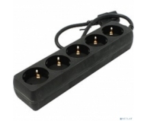 Сетевой фильтр Exegate SPU-5-0.5B (5 розеток, 0.5м, UPS вилка, черный)