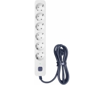 Сетевой фильтр Powercom 3.0м (6 розеток) (SP-06W) (белый)