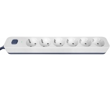 Сетевой фильтр Powercom 3.0м (6 розеток) (SP-06W) (белый)