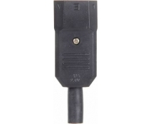 Вилка Lanmaster LAN-IEC-320-C14 IEC 60320 C14 10A 250V black