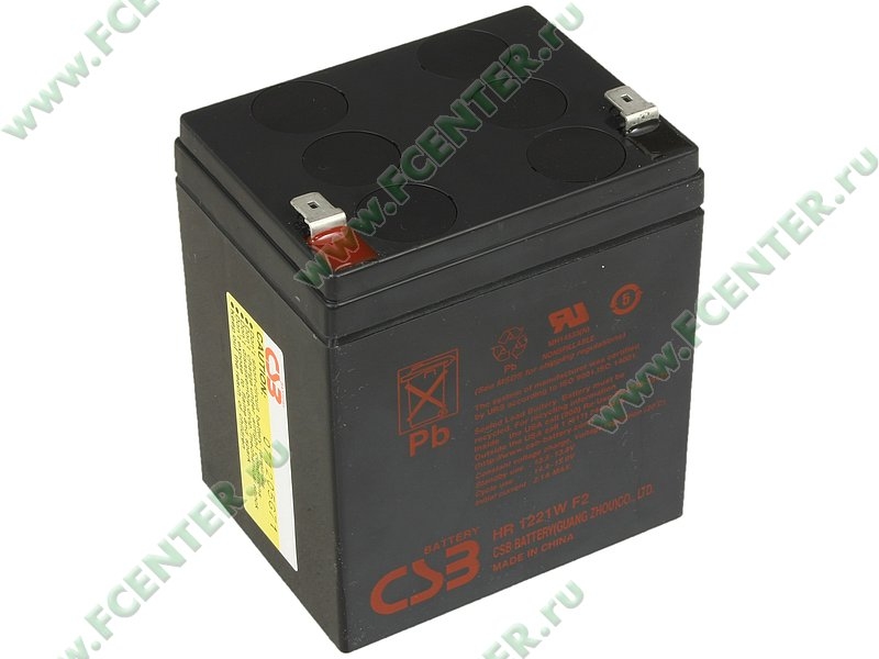 Аккумулятор CSB 12V 5Ah (HR 1221W F2)
