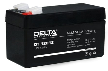 Аккумулятор Delta DT 12012 (12V 1.2Ah)