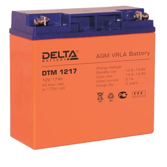 Аккумулятор Delta DTM 1217 12V 17Ah