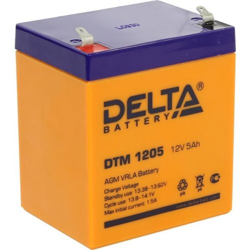 Аккумулятор Delta DTM 1205 12V 5Ah