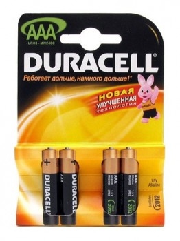 Элемент питания LR03 Duracell Basic AAA (4шт.)