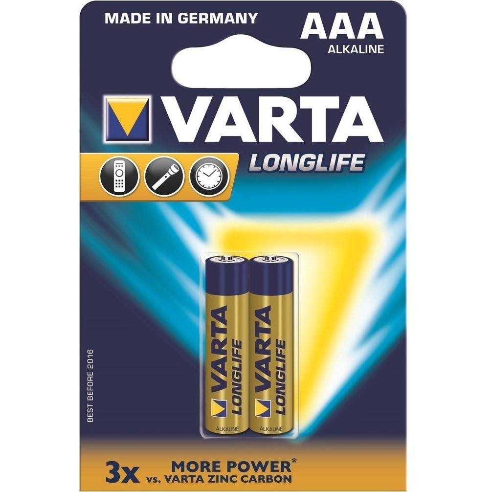 Элемент питания LR03 Varta Longlife Power AAA BL2 (4903) (2шт)