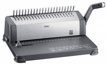 Переплетчик Deli Easy E3872 A4/перф.12л.сшив/макс.425л./пластик.пруж. (10-16мм)