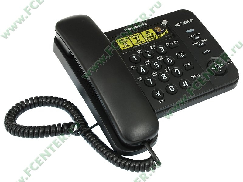 Телефон Panasonic KX-TS2356RUB (черный)
