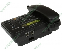 Телефон Panasonic KX-TS2358RUB <АОН,Caller ID,ЖКД, выключение микрофона,кнопка "пауза"> <черный>