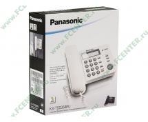 Телефон Panasonic KX-TS2358RUB <АОН,Caller ID,ЖКД, выключение микрофона,кнопка "пауза"> <черный>