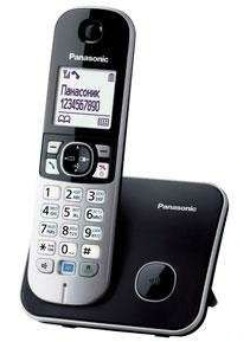 Телефон Panasonic KX-TG6811RUB черный АОН Dect