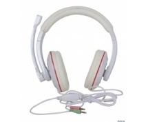 Гарнитура Gembird MHS-780 (стерео, 2 x jack 3.5) <белая>