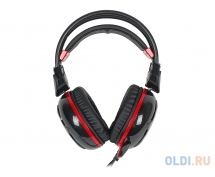 Гарнитура A4Tech Bloody G300 (стерео, USB, 2 x jack 3.5) (черно-красная)