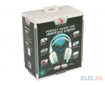 Гарнитура A4Tech Bloody G300 (стерео, USB, 2 x jack 3.5) (черно-красная)