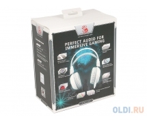Гарнитура A4Tech Bloody G300 (стерео, USB, 2 x jack 3.5) (бело-серая)