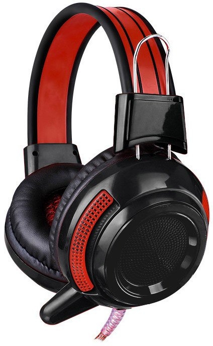 Гарнитура Oklick HS-G300 ARMAGEDDON (стерео, 2 x  jack 3.5) (черно-красная)
