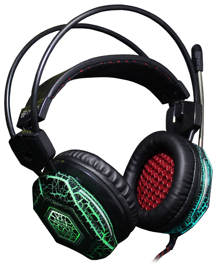 Гарнитура Oklick HS-L500G TOXIC (стерео, 2 x  jack 3.5) (черная)