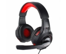 Гарнитура Gembird MHS-G210 (стерео, 2 x jack 3.5) <черно-красная>