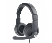 Гарнитура Gembird MHS-G220 (стерео, 2 x jack 3.5) <черная>