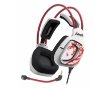 Гарнитура A4Tech Bloody G575 Naraka (стерео, USB) (бело-красная)