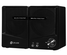 Колонки Oklick OK-126 <2.0, 2х3Вт RMS> (черные)