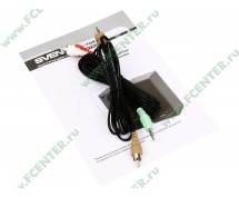 Колонки Sven SPS-702 (2.0, 2x 20Вт RMS) <дерево>