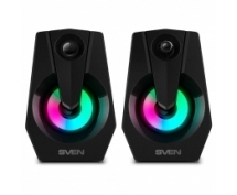 Колонки Sven 370 <2.0, 2x3 Вт RMS, USB, RGB> (черные)