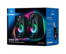 Колонки Sven 370 <2.0, 2x3 Вт RMS, USB, RGB> (черные)