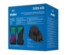 Колонки Sven 435 <2.0, 2х5Вт RMS, USB, BT, RGB> (черные)