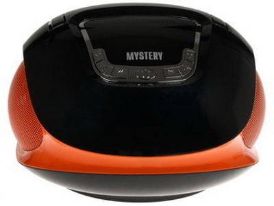 Портативная колонка Mystery BM-6002UB (черно-оранжевая)