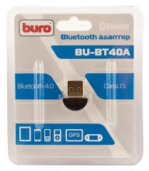 Адаптер Bluetooth USB Buro BU-BT40A (BT4.0+EDR класс1.5)