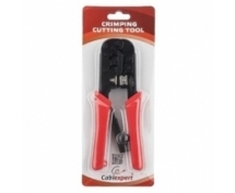 Инструмент обжимной Cablexpert T-568R универсальный с фиксатором, для витой пары и тел. линии