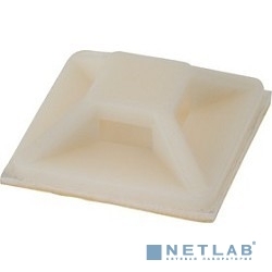 Площадка самоклеящаяся под хомуты 25х25 белая