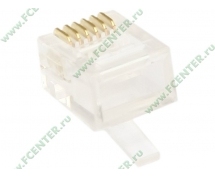 Разъем RJ-11/RJ-12 телефонный 6P6C