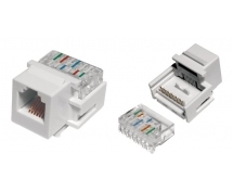 Вставка Hyperline KJ1-6P6C-C2-90-XX keystone Jack, IDC(Toolless)