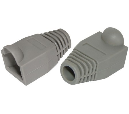 Колпачок под RJ45 серый (изолирующий)