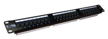 Патч-панель Lanmaster TWT-PP24UTP <19" 1U 24xRJ45 кат.5e UTP>