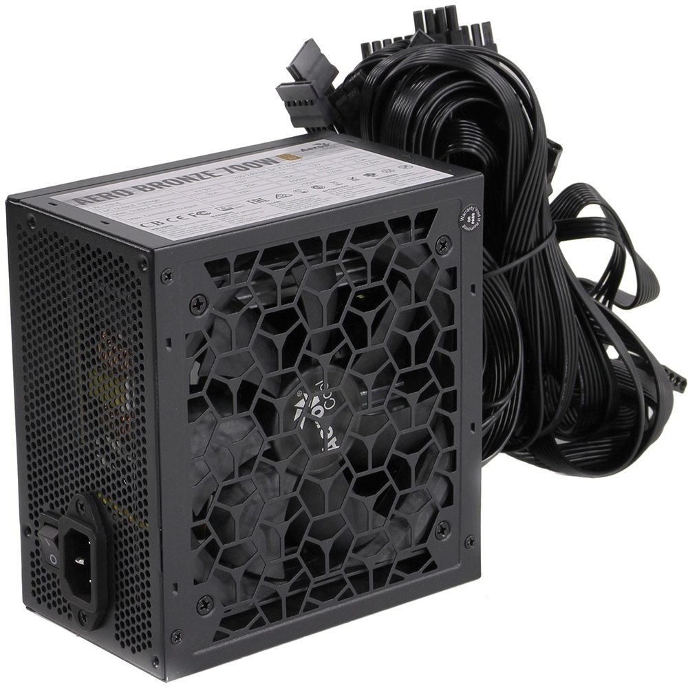 Блок питания  700Вт Aerocool AERO BRONZE <ATX 2.52, 120мм, 80+ Bronze>