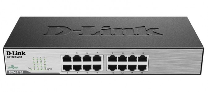 Коммутатор D-Link DES-1016D/H1A/I1A