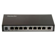 Сетевой коммутатор FALCON EYE FE-108E-POE, 9 портов 10/100 Мбит/с (8 PoE)
