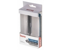 Разветвитель USB 2.0 Buro (BU-HUB4-0.5R-U2.0) 4xUSB2.0 (черный)