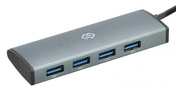 Разветвитель USB 3.0 Type-C Digma HUB-4U3.0-UC-G (4xUSB3.0)