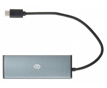 Разветвитель USB 3.0 Type-C Digma HUB-4U3.0-UC-G (4xUSB3.0)