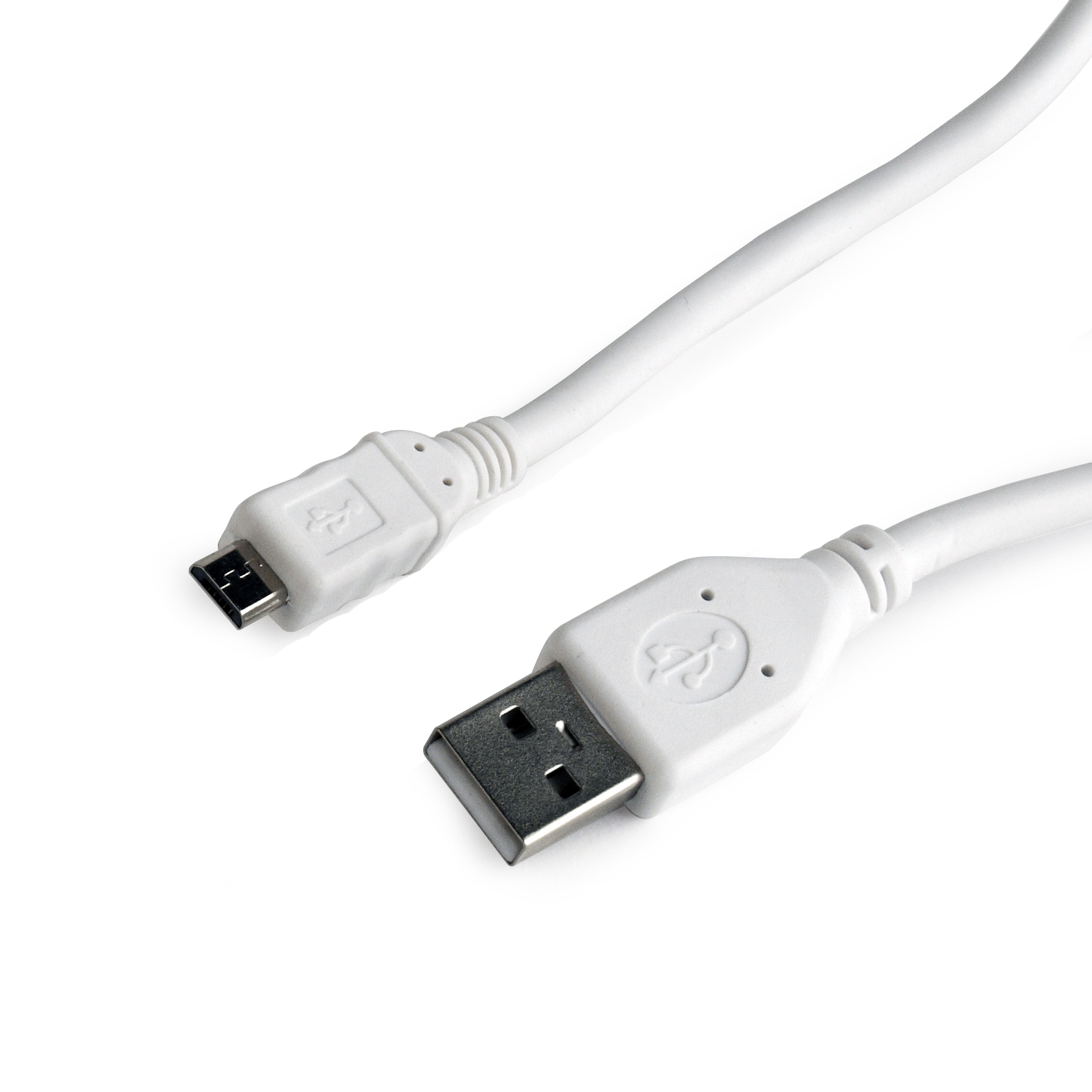 Кабель USB 2.0 A(m) - micro-B(m) 1.0m Gembird Cablexpert (CCP-mUSB2-AMBM-W-1M) (белый)