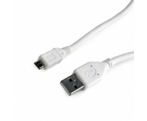 Кабель USB 2.0 A(m) - micro-B(m) 1.0m Gembird Cablexpert (CCP-mUSB2-AMBM-W-1M) (белый)