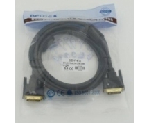 Кабель DVI-D(m) - DVI-D(m)  3.0м Vcom (VDV6300-3M) <Dual Link>