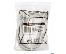 Кабель D-Sub(m) - D-Sub(m)  1.8м Gembird Cablexpert (CC-PPVGA-6) Premium (белый)