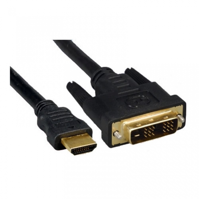 Кабель HDMI(m) - DVI-D(m)  1.8м Gembird Cablexpert (CC-HDMI-DVI-6) <Single Link>